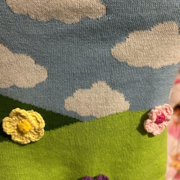 dELiA*s Blue and Green Knit Top - Picture 4 of 6